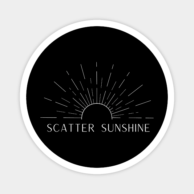 Scatter Sunshine Magnet by Off The Clock Gear